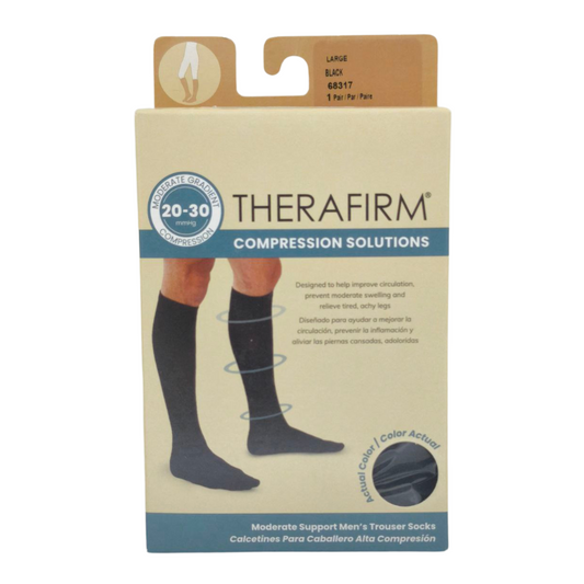 Therafirm Medias Compresión Hombre 20-30mmHg Large Sand 68317 x 1par