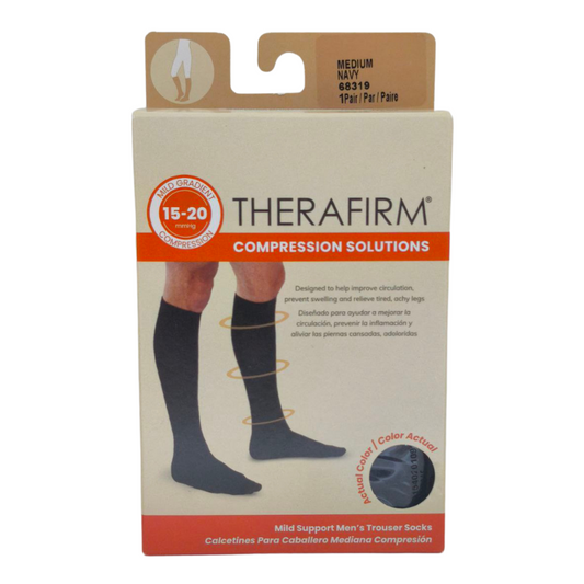 Therafirm Medias Compresión Hombre 15-20mmHg Medium Navy 68319 x 1par