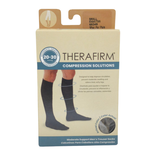 Therafirm Medias Compresión Hombre 20-30mmHg Small Sand 68349 x 1par