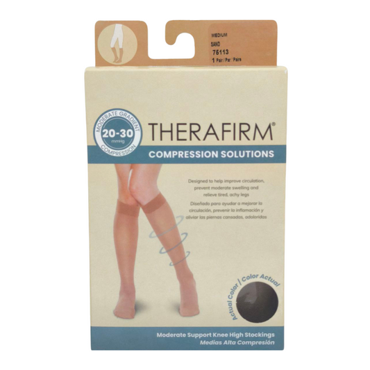 Therafirm Medias Compresión Mujer 20-30mmHg Medium Sand 75113 x 1par