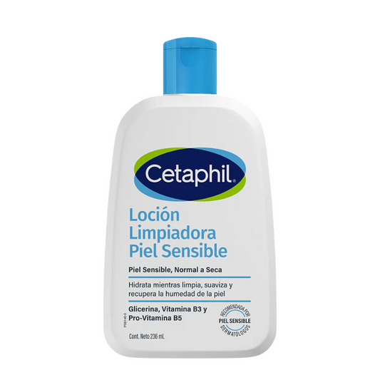 Cetaphil Loción Limpiadora Piel Sensible x 236mL