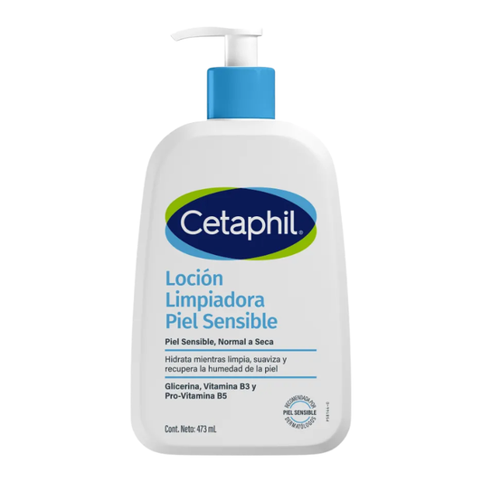 Cetaphil Loción Limpiadora Piel Sensible x 473mL