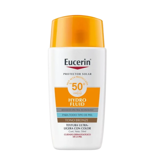 Eucerin Sun Facial Hydro Fluid Tono Oscuro FPS 50+ x 50mL