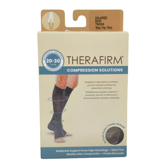 Therafirm Medias Compresión 20-30mmHg XXLarge Sand 79324 x 1par