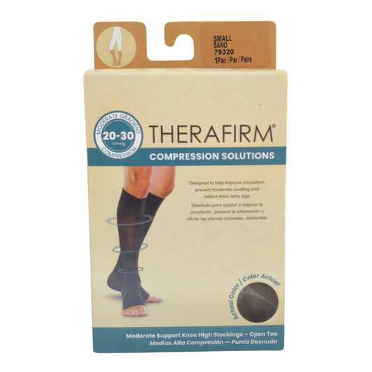 Therafirm Medias Compresión 20-30mmHg Small Sand 79320 x 1par