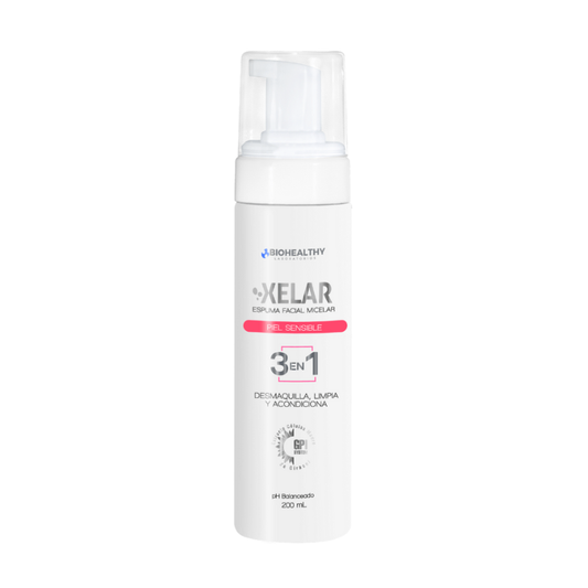 Xelar Espuma Micelar Limpiadora Facial Piel Sensible x 200mL