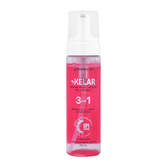 Xelar Espuma Micelar Limpiadora Facial Piel Sensible x 200mL