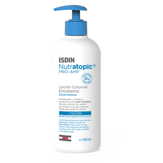 Isdin Nutratopic Pro-AMP Loción Emoliente x 400mL