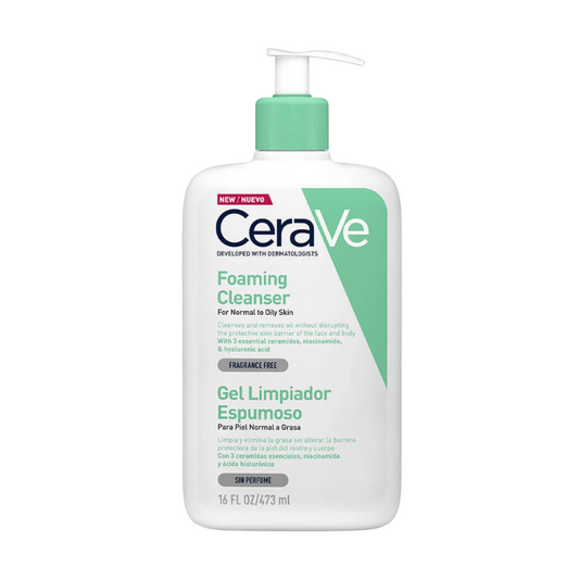 CeraVe Limpiador Gel Espumoso Para el Rostro x 473mL