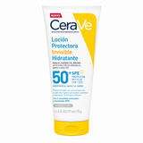 Cerave Protector Solar Loción Invisible Hidratante SPF50+ X 177mL
