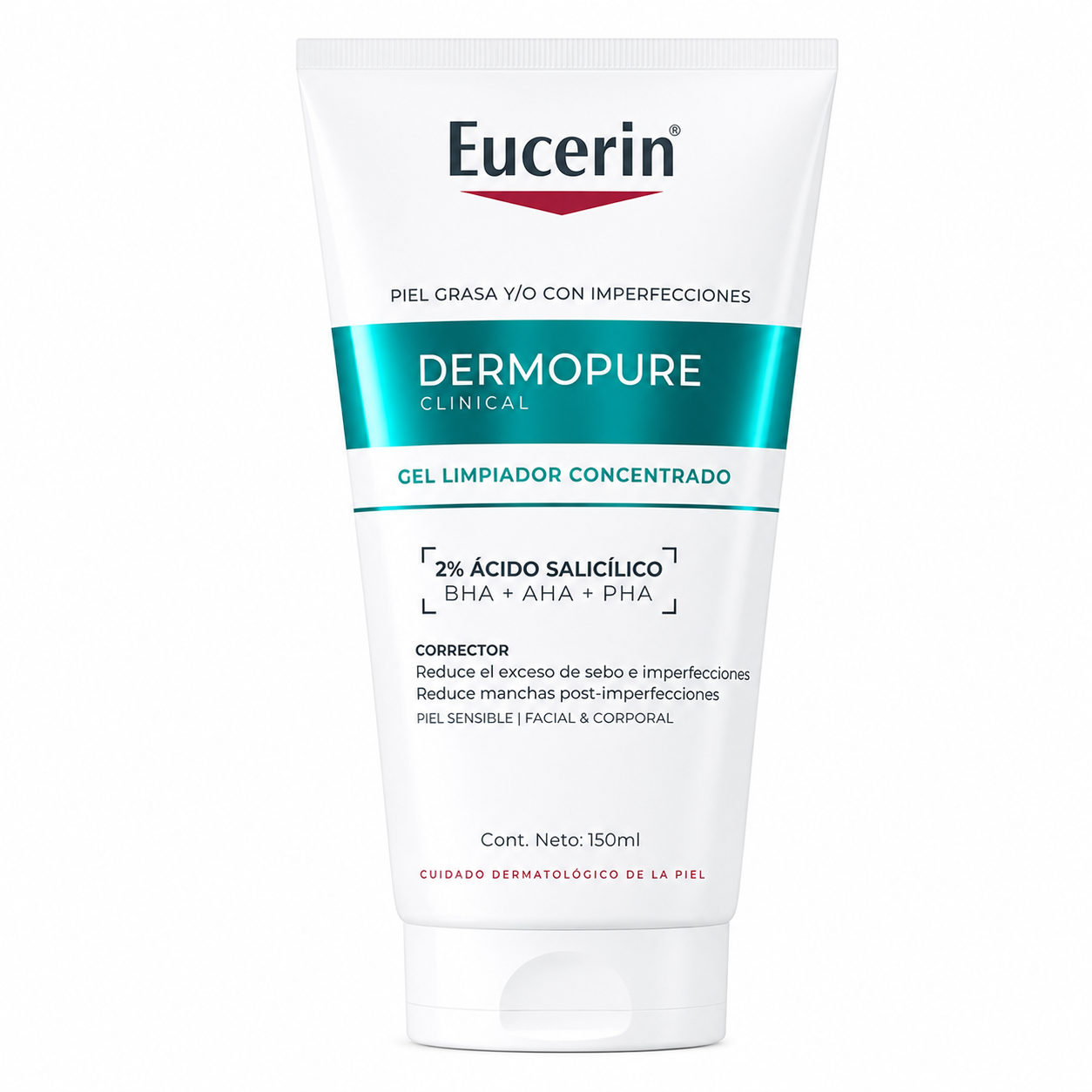 Eucerin Dermopure Oil Control Gel Limpiador Post Imperfecciones x 150mL