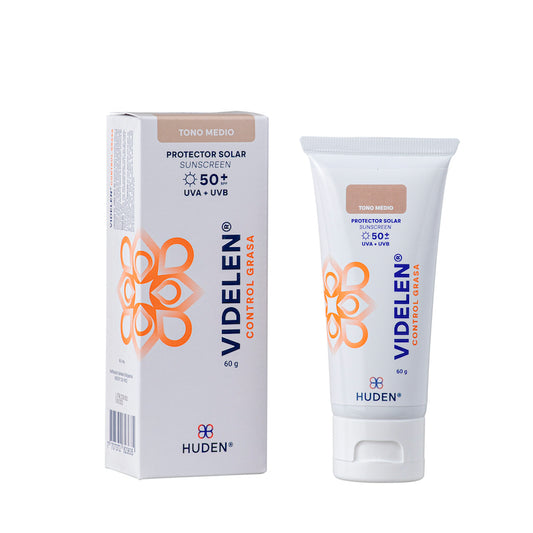 Videlen Control Grasa Tono Media SPF 50+ x 60g