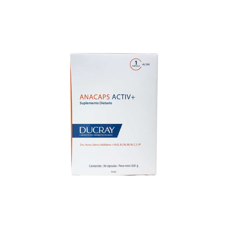 Ducray Anacaps Activ+ x 30cáps