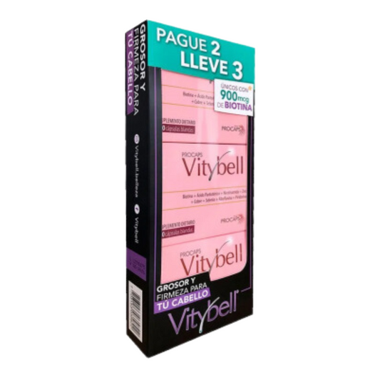 Kit Vitybell Suplemento Dietario x 3 Cajas