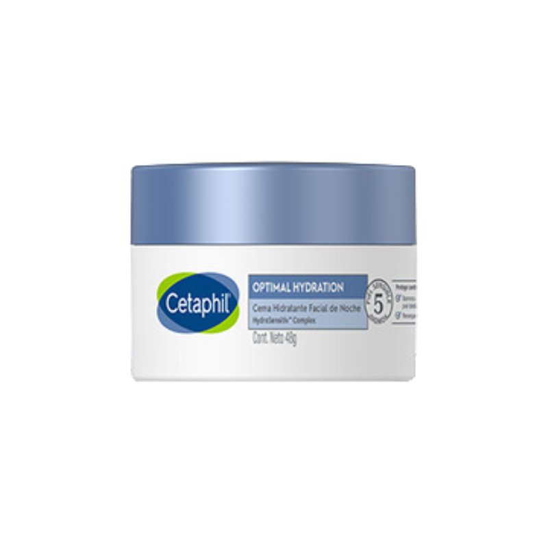 Cetaphil Optimal Hydration Crema Hidratante Facial de Noche x 48g