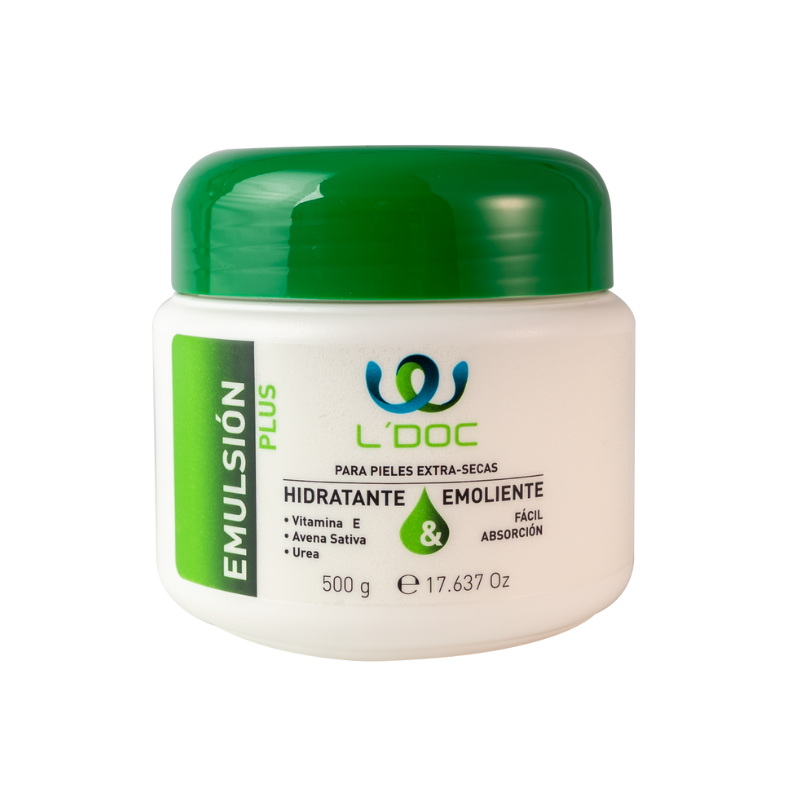 LDOC Emulsión Hidratante Plus (Verde) x 500gr