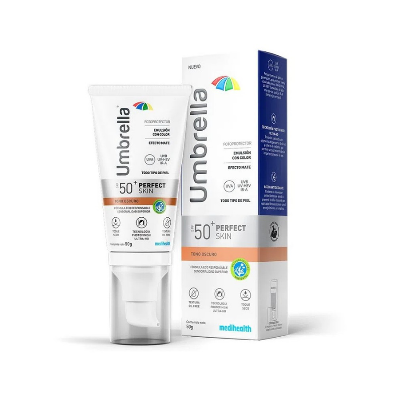 Umbrella Perfect Skin Tono Oscuro SPF 50+ x 50g