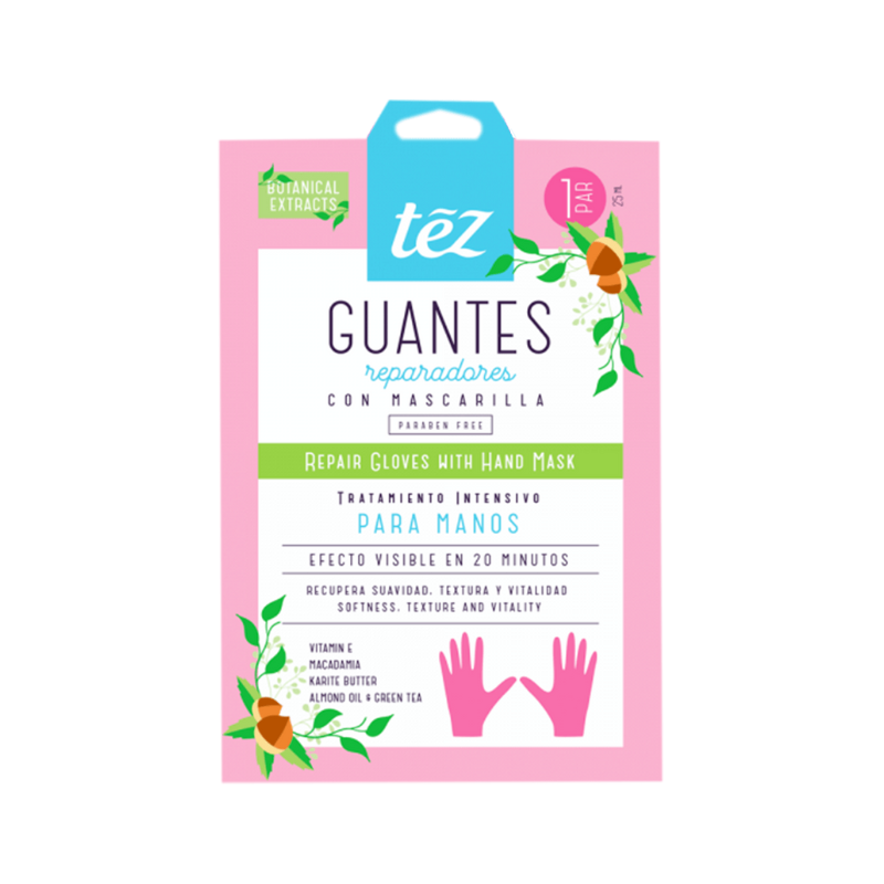 Tez Guantes Reparadores Para Manos x 1u