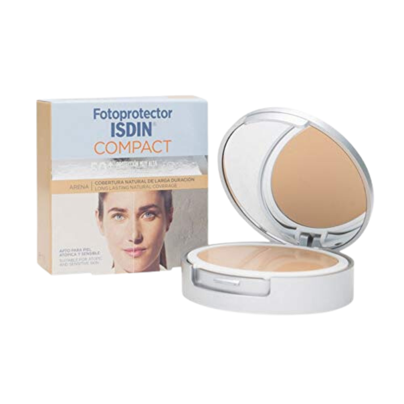 Isdin Compact Isdin Fotoprotector Compacto Tono Arena SPF 50+ x 10g – Piel Farmaceutica