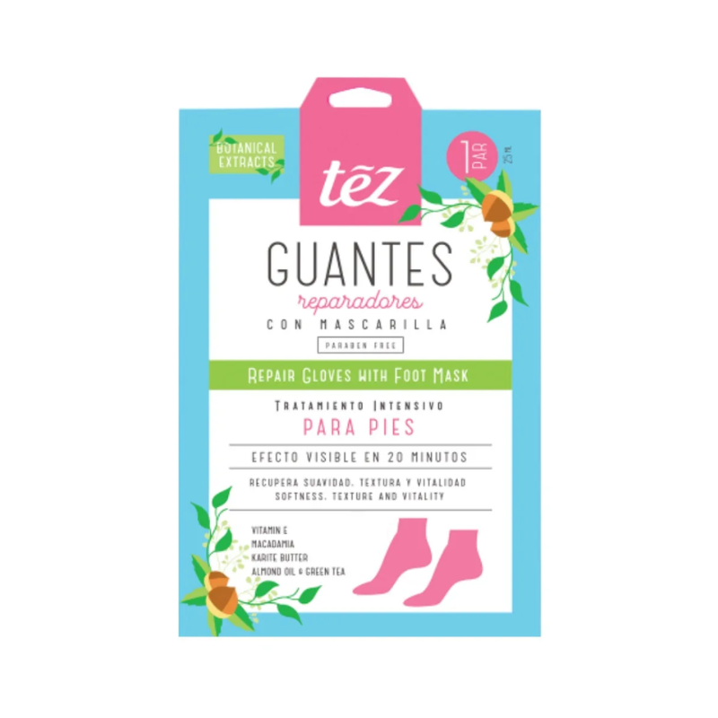 Tez Guantes Reparadores Para Pies x 1u